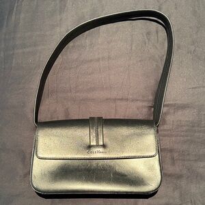 Cole Haan Black Leather Shoulder Bag preowned non smoking home beautiful